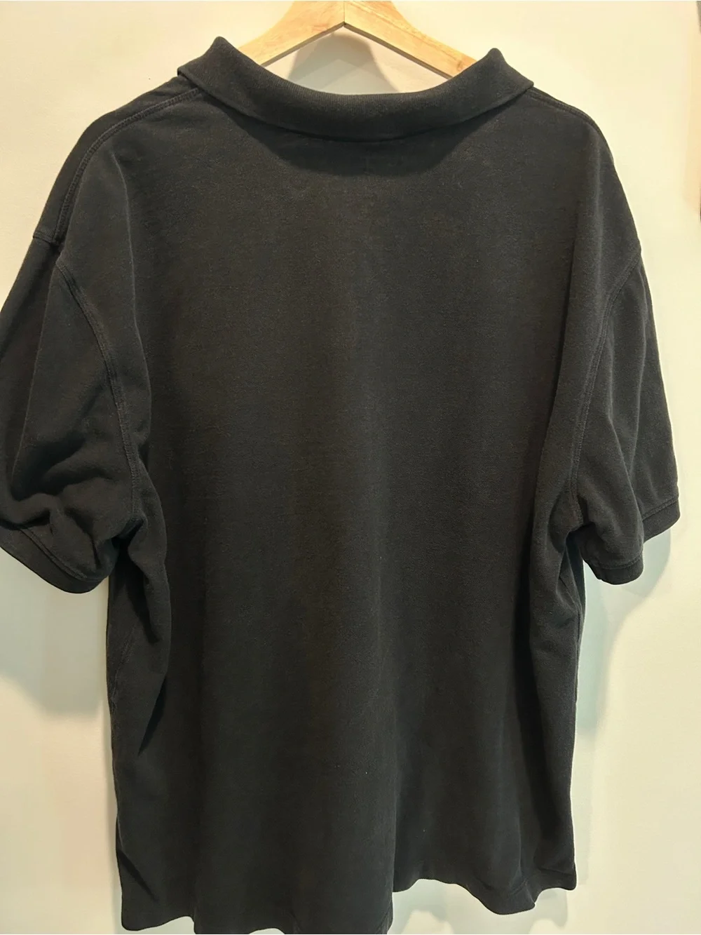 Banana Republic Factory Men’s XXL Tall Black Pique Polo Shirt 2XLT